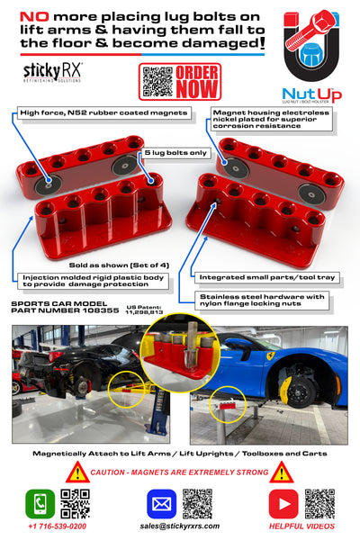 NutUp™ Lug Nut / Lug Bolt Holster (Holder) 4 Per Set
