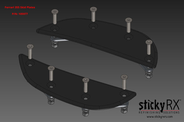 Ferrari 355 Skid Plates (Front Bumper)