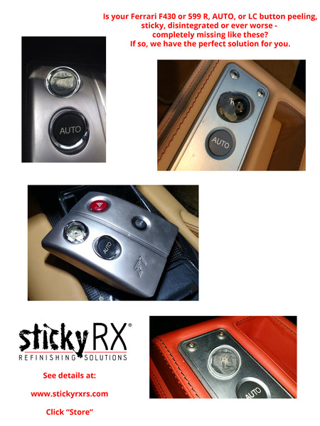 Ferrari F430 / 599 Reverse / Auto Button / (LC Option) Switch Assembly and Harness